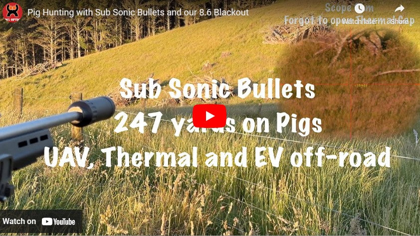 Pig Hunting with Sub Sonic Bullets and our 8.6 Blackout