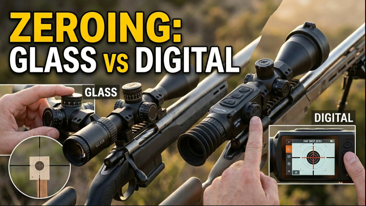digital scope zeroing explained vs traditional scopes